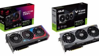 Asus presenta nuevas tarjetas de video Nvidia para la familia RTX 4070 Ti