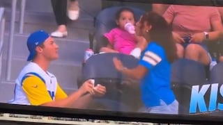 La fallida propuesta de matrimonio en el ‘kiss cam’ de un partido de la NFL
