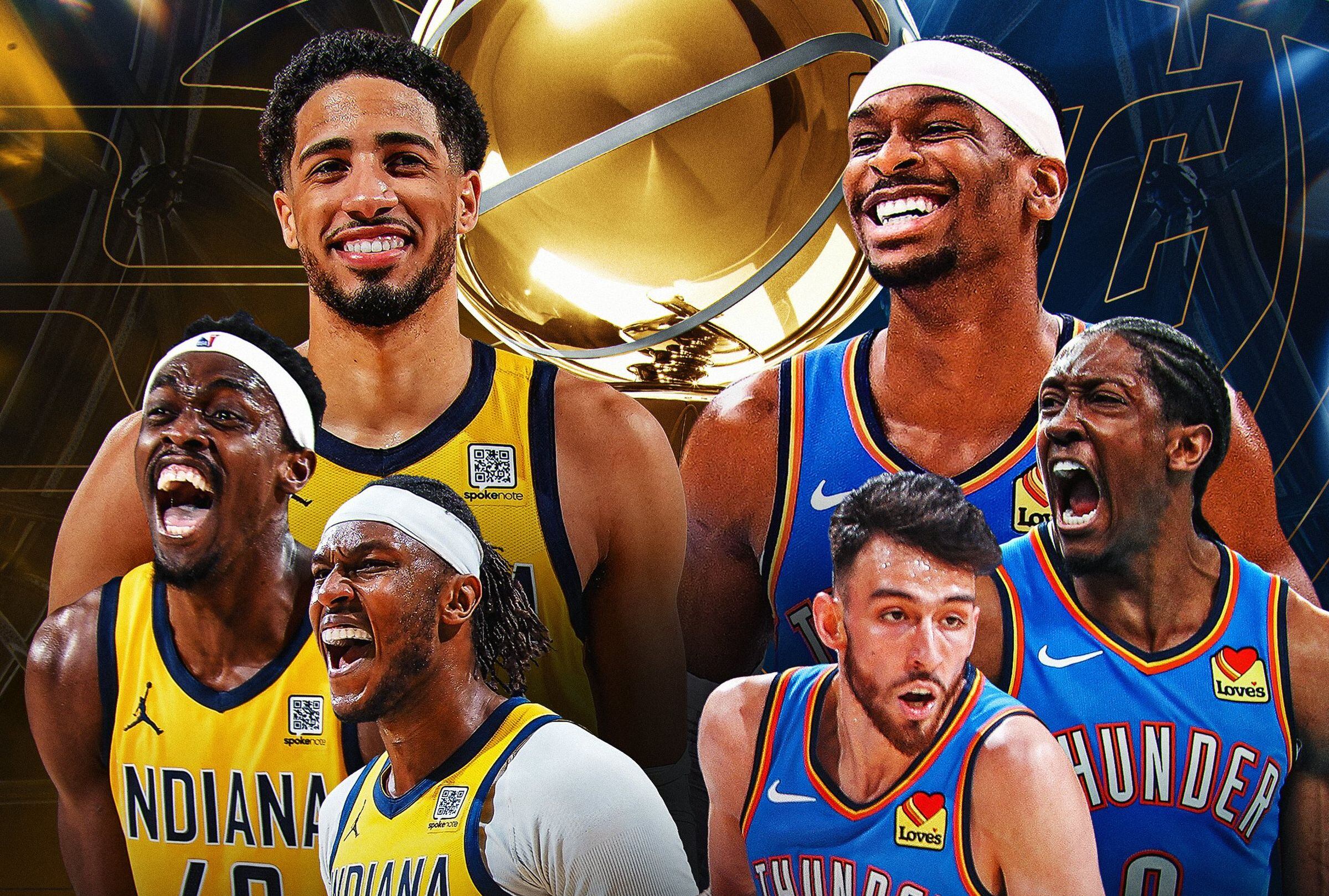 Thunder y Pacers se ven las caras este jueves 5 de junio por el Juego 1 de las finales de la NBA 2024-25. (Foto: NBA en 'X')