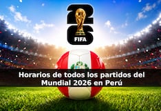 Horarios de todos los partidos de la Copa Mundial 2026 en Perú: fecha exacta y a qué hora juegan las selecciones