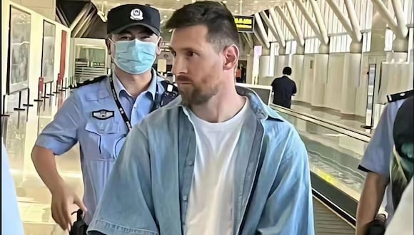 Messi detenido en China: el incómodo momento del astro argentino con migraciones | VIDEO