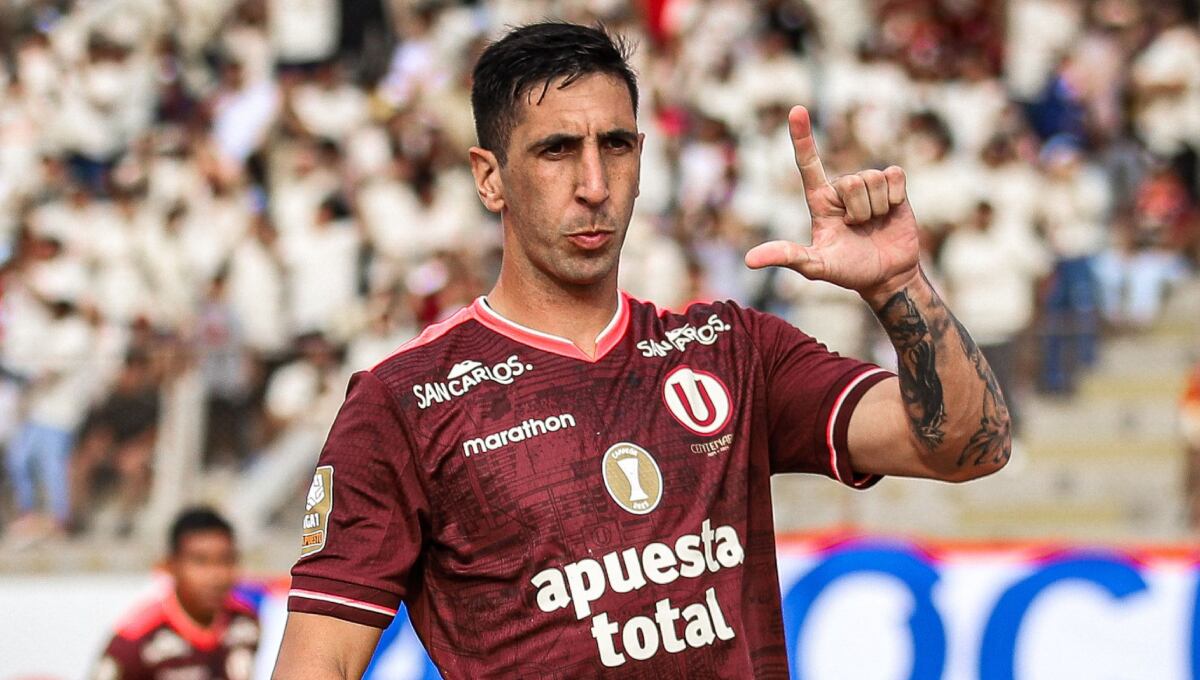 Diego Dorregaray lleva un gol con Universitario en el 2024. (Foto: Liga 1)
