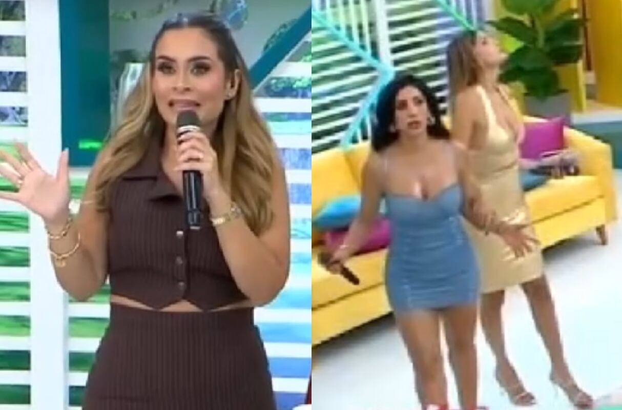 Las conductoras de "América Hoy" tuvieron peculiares reacciones ante el sismo en Lima. (Foto: Captura de video)