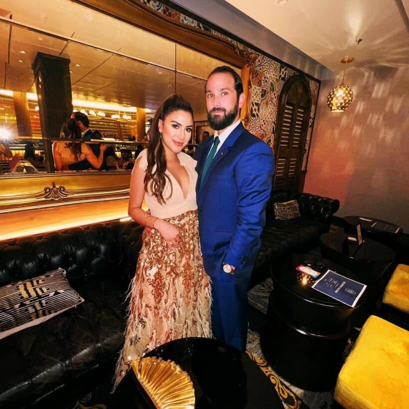 Jessica Rodríguez y Freddy Perez-Oropeza viajaron juntos a las bellas playas de Tulum en México (Foto: Jessica Rodríguez/ Instagram)