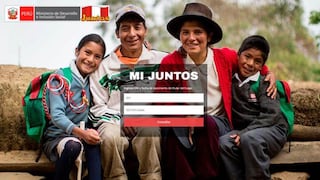 Programa Juntos 2022: verifica en link del Midis si eres beneficiario