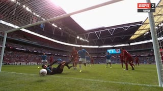 Liverpool vs. Manchester City: Raheem Sterling aprovechó magnífica asistencia de Silva para el 1-0 | VIDEO