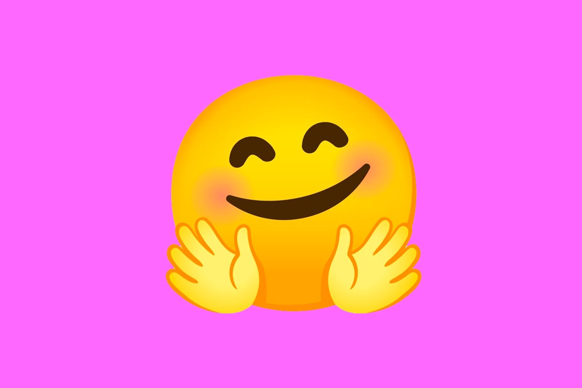 ¿Te has preguntado qué significa realmente el emoji de la carita con las manos abiertas en WhatsApp? (Foto: Emojipedia)
