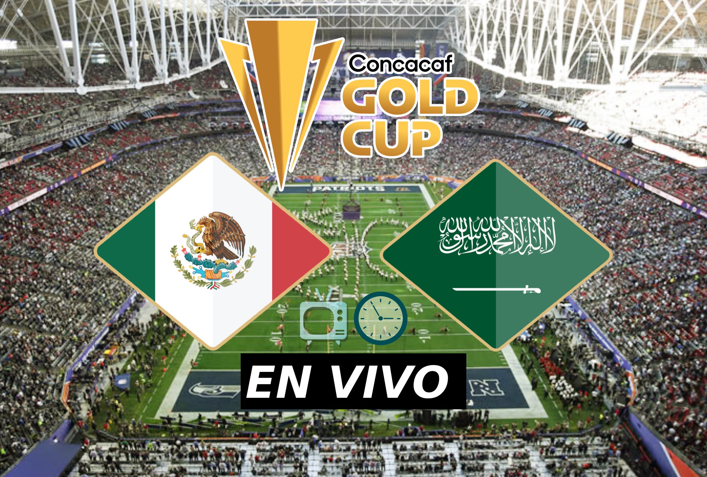 Seguir partido de México vs. Arabia Saudita EN VIVO GRATIS por los cuartos de final de la Copa Oro 2025 (Foto: AFP)