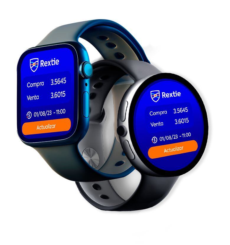 Rextie sumó este año la posibilidad de visualizar el tipo de cambio a través de smartwacth. En el 2024, gracias a la sociedad con Citi, se implementarán más funcionalidades de este tipo. (Foto: Difusión)