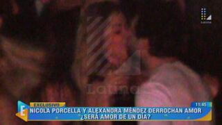 Nicola Porcella, captado besando a venezolana Alexandra Méndez