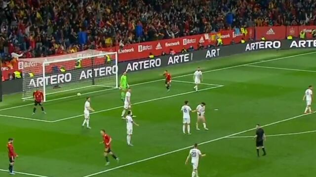 En los minutos finales: Dani Olmo anotó un golazo para el 2-1 de España sobre Albania 
