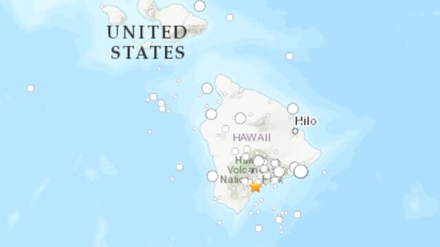 Fuerte sismo sacude el archipiélago de Hawái