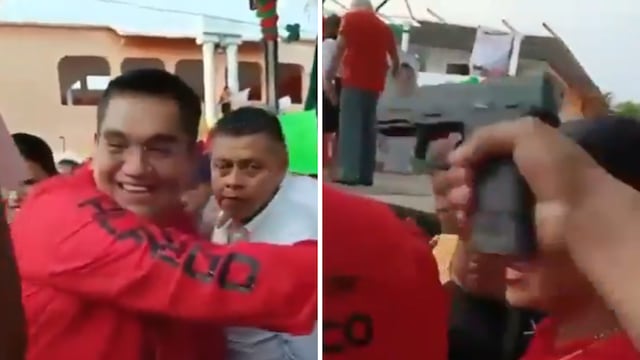 Asesinan a tiros a candidato a alcalde durante cierre de campaña en México | VIDEO