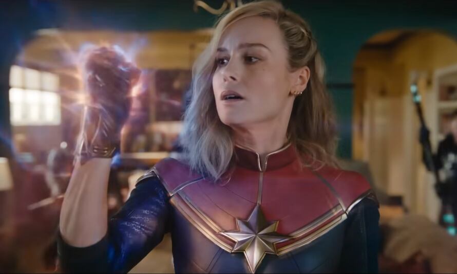 Brie Larson en una escena de "The Marvels", la secuela de "Captain Marvel 2" (Foto: Marvel Studios)