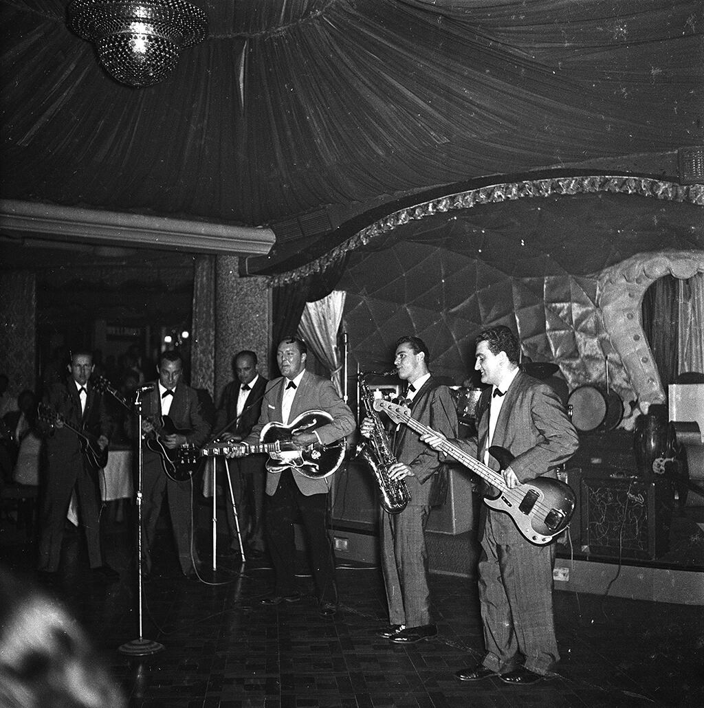 El famoso grupo de rock Bill Haley & His Comets en su presentación el 28 de noviembre de 1960 en Lima. (Foto: Archivo El Comercio)