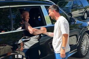El esperado encuentro entre Lionel Messi y Jimmy Butler en una calle de Miami