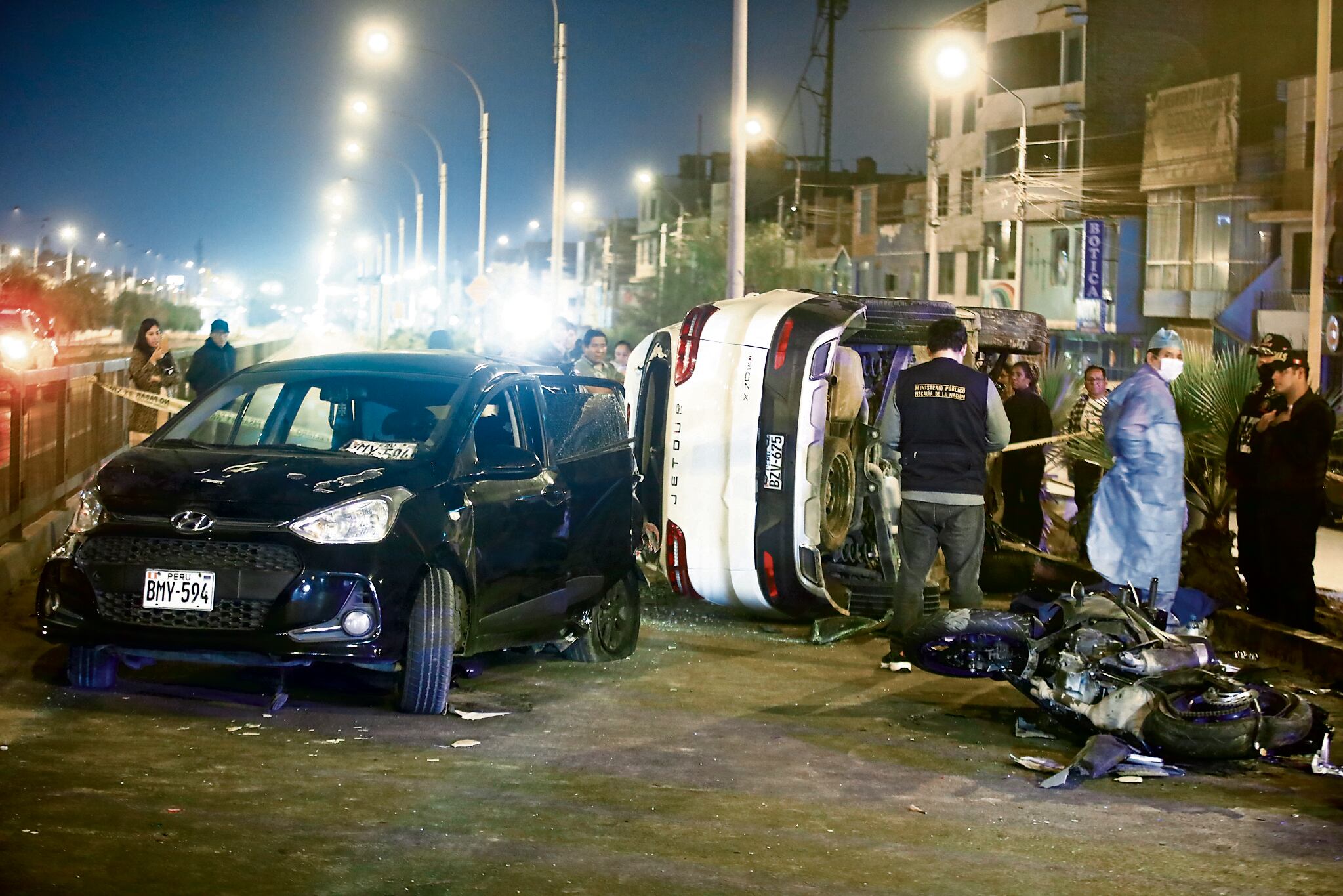 Fiscalía abre investigación contra conductor por muerte de joven motociclista en Comas. (Foto: GEC)