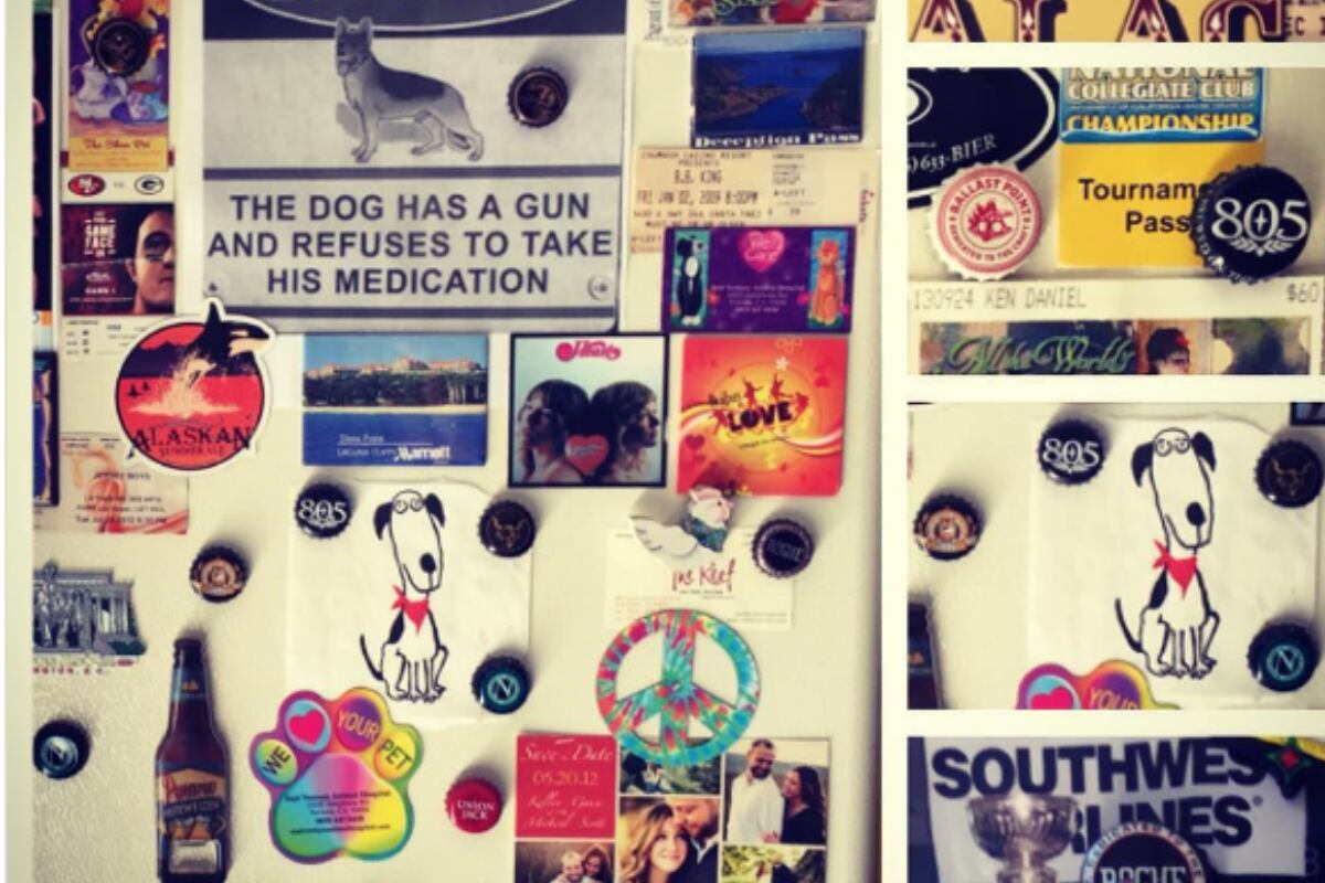 Convierte tus chapitas en imanes para el refrigerador. (Foto: beerandbuttonbabe).