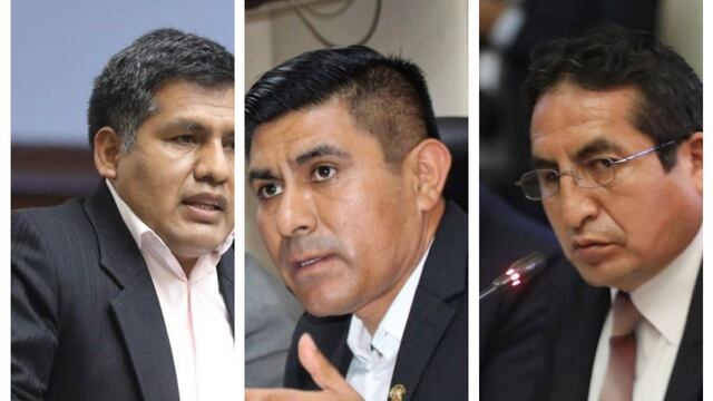 Jaime Quito, Alex Flores y Alfredo Pariona renuncian a Perú Libre por inclusión en lista de la derecha para la Mesa Directiva