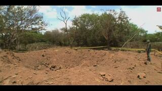 El cráter que dejó un meteorito en Nicaragua [VIDEO]