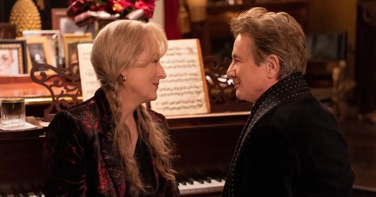 Meryl Streep y Martin Short en una escena de Only Murders in the Building temporada 3.