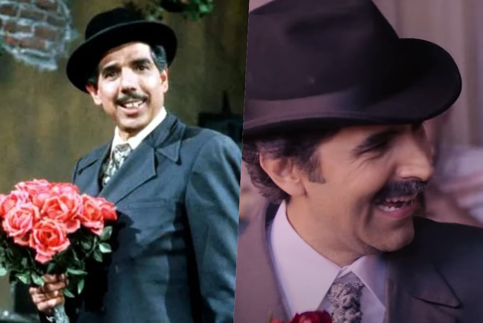 Arturo Barba es Rubén Aguirre, el profesor 'Jirafales'. (Captura de pantalla)