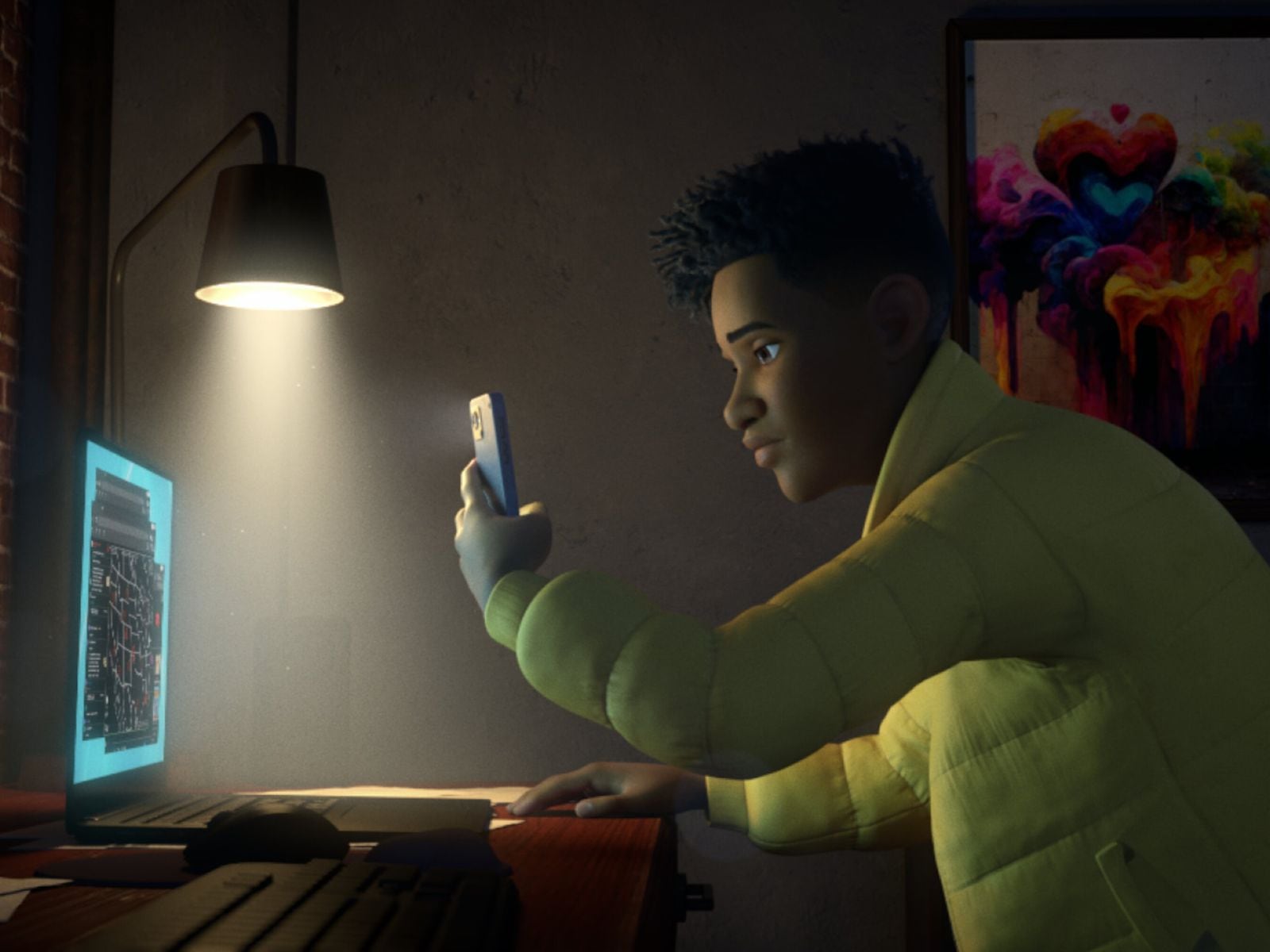 Darius Bowman es uno de los personajes principales de la serie. Él fue uno de los chicos convocados para un campamento muy especial (Foto: Netflix)