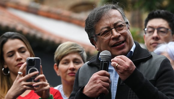 El presidente de Colombia, Gustavo Petro. (Foto por Juan BARRETO / AFP)