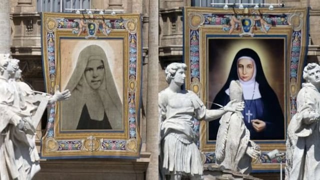 El Papa canonizó a dos monjas palestinas del siglo XIX