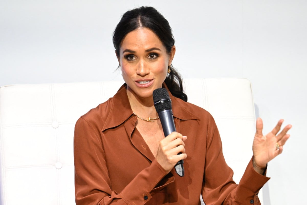 Meghan Markle habló recientemente sobre un complicado momento de salud que vivió después de convertirse en madre. (Foto: Raul ARBOLEDA / AFP)