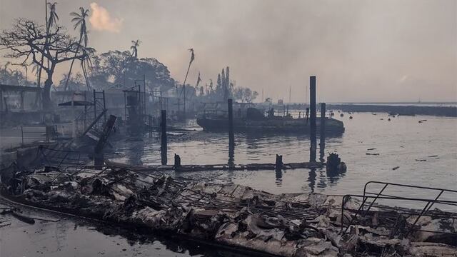 “Es como el Apocalipsis”: las impresionantes imágenes de los incendios que han dejado al menos 67 muertos en Hawái 