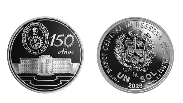 BCR pone en circulación moneda de plata conmemorativa por los 150 años de la Universidad Nacional de Ingeniería