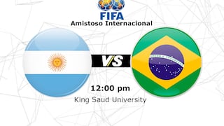 ¿Cómo ver hoy, Argentina vs. Brasil online, el Superclásico de América por el amistoso FIFA?