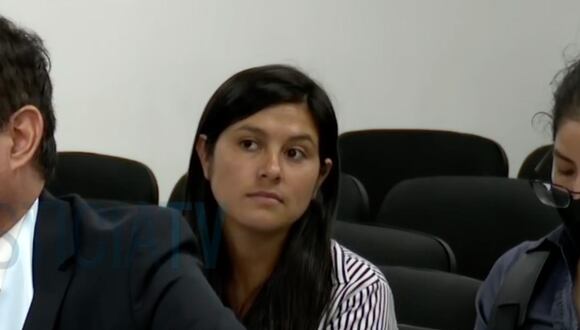 Yenifer Paredes, cuñada del expresidente Pedro Castillo, es investigada por el caso Anguía. (Foto: Poder Judicial)