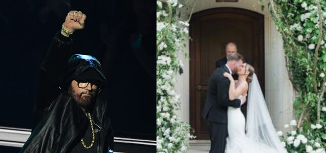 El baile de Eminem con su hija Hailie Jade en el día de su boda