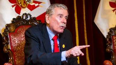 Fernando Rospigliosi, presidente encargado de la Mesa Directiva del Congreso, en entrevista con El Comercio. Foto: GEC / Mario Zapata