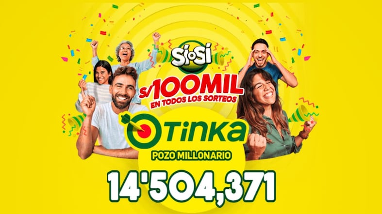 Sorteo de La Tinka del domingo 21 de diciembre: a qué hora inicia el sorteo