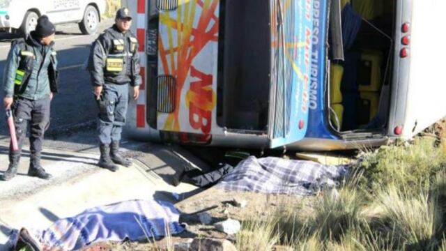 Puno: condenan a chofer por accidente donde murieron 7 personas