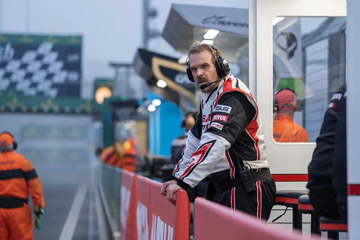 David Harbour como Jack Salter en la película "Gran Turismo" (Foto: Sony Pictures)