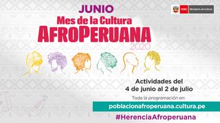 Festeja el mes de la cultura afroperuana con actividades virtuales