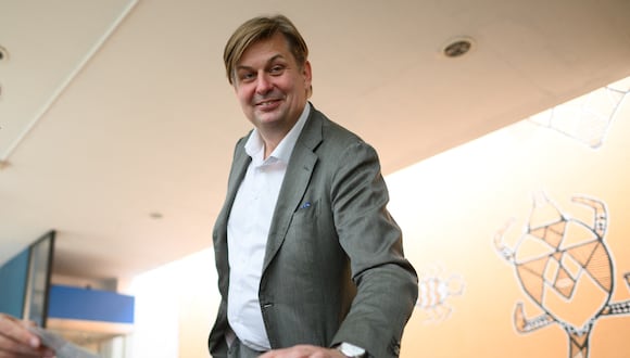 El principal candidato del partido de extrema derecha Alternativa para Alemania (AfD) de Alemania para las elecciones europeas, Maximilian Krah. (Foto de Robert Michael / dpa / AFP)