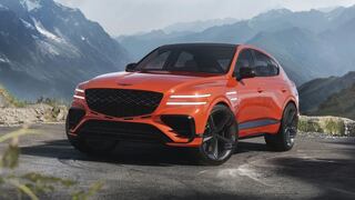 Así es el prototipo del futuro Genesis GV80 Coupe Concept, con jaula de seguridad y diseño fastback