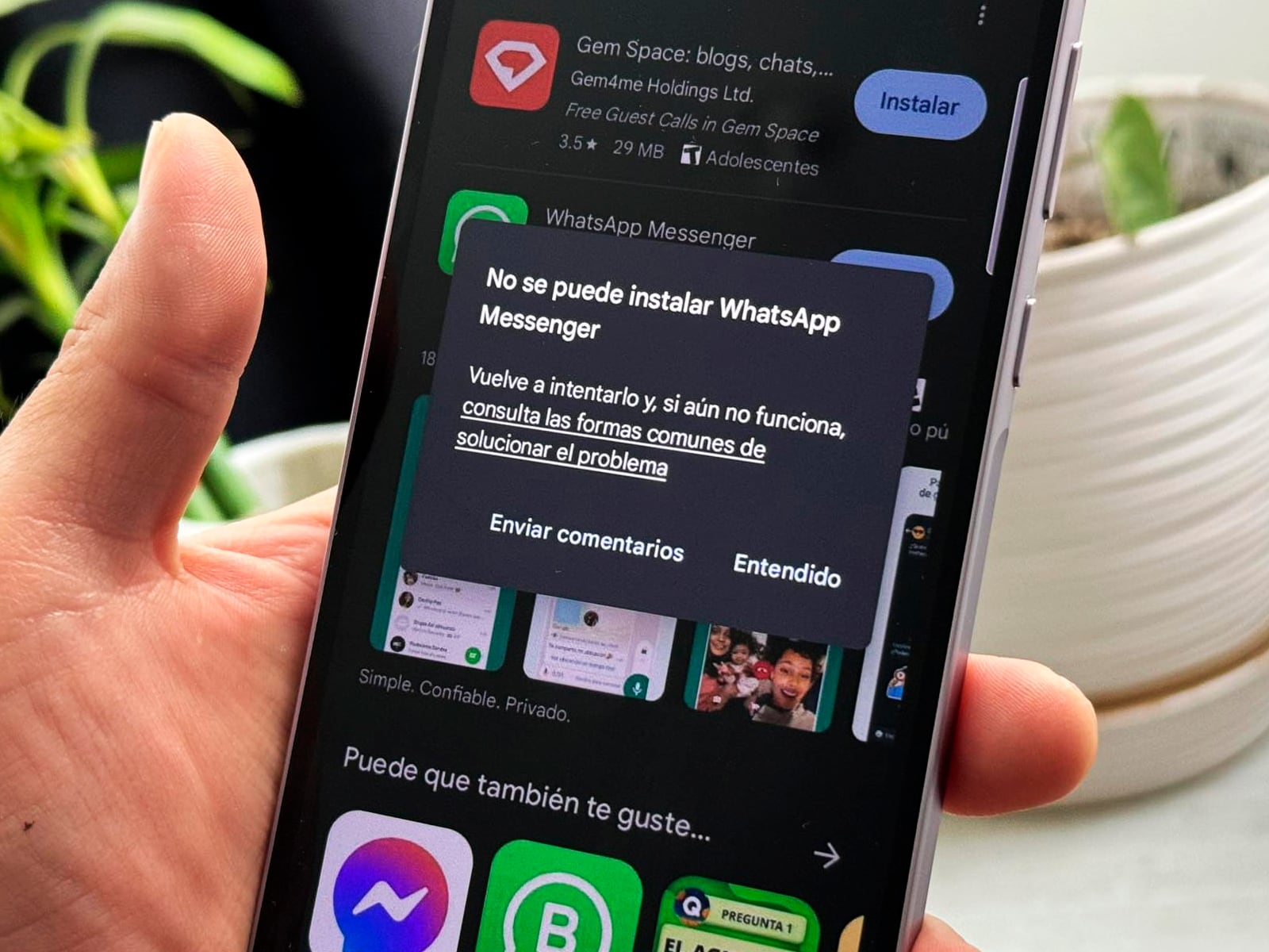 WHATSAPP | De esta manera podrás recuperar tu cuenta de WhatsApp y poder descargarla nuevamente de Google Play. (Foto: MAG - Rommel Yupanqui)