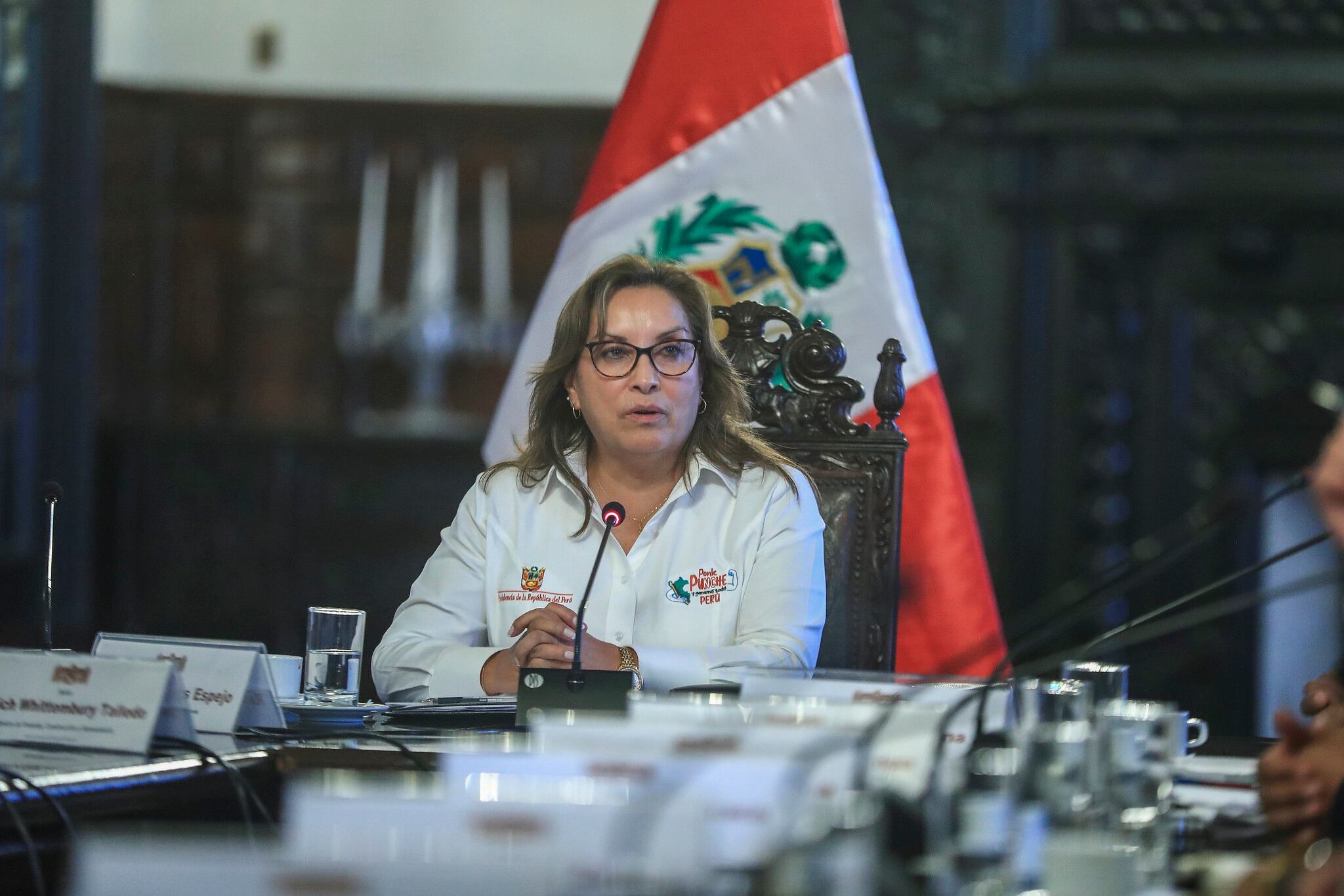 Un informe del Ministerio de Economía y Finanzas (MEF) determinó que el sueldo de la presidenta Dina Boluarte debería ascender a S/ 35.568 mensuales. (Foto: Presidencia)