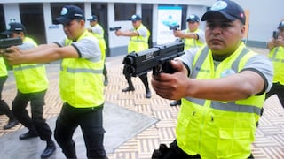 Mininter asegura que se respetará ley que permite uso de armas no letales a serenos