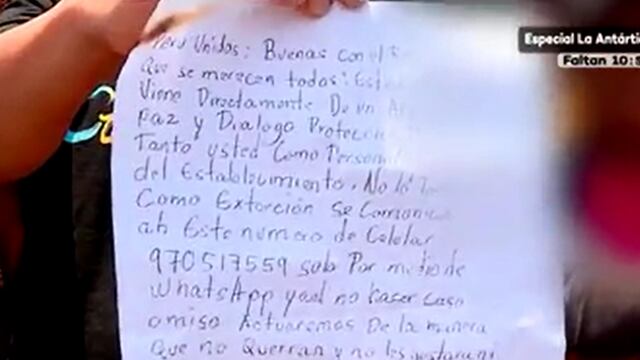 Chorrillos: comerciantes denuncian ser víctimas de extorsión | VIDEO