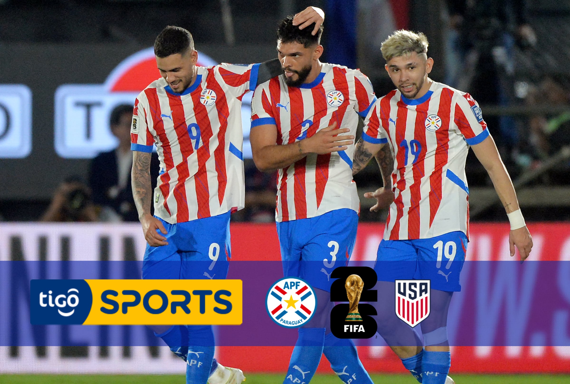 LOS ÁNGELES, CALIFORNIA (ESTADOS UNIDOS), 12/06/2026.- Cobertura oficial de TiGo Sports EN VIVO EN DIRECTO para mirar el partido entre Paraguay y Estados Unidos este viernes 12 de junio por la jornada 1 del grupo D del Mundial 2026. FOTO DE DANIEL DUARTE PARA AFP
