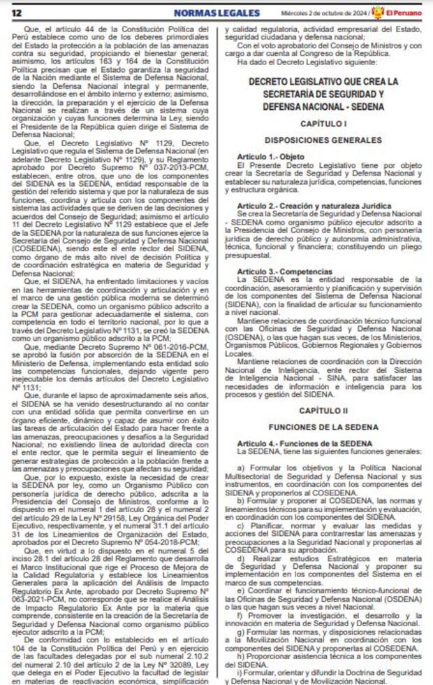 Dina Boluarte deberá designar al jefe de la SEDENA por resolución suprema.