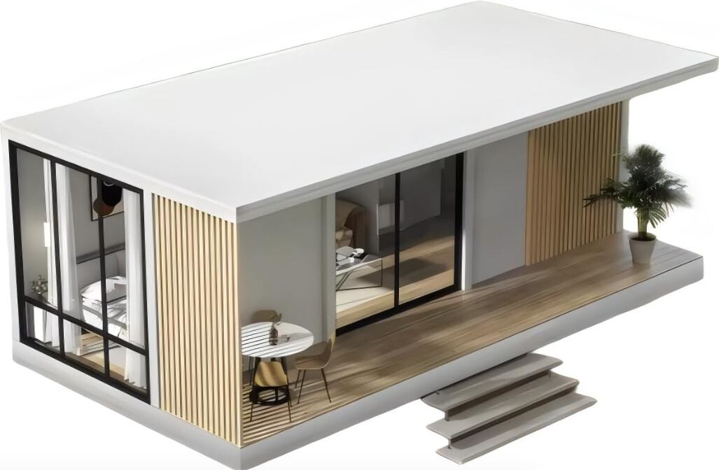 Estudio prefabricado compacto incluye un patio exterior (Foto: Amazon)