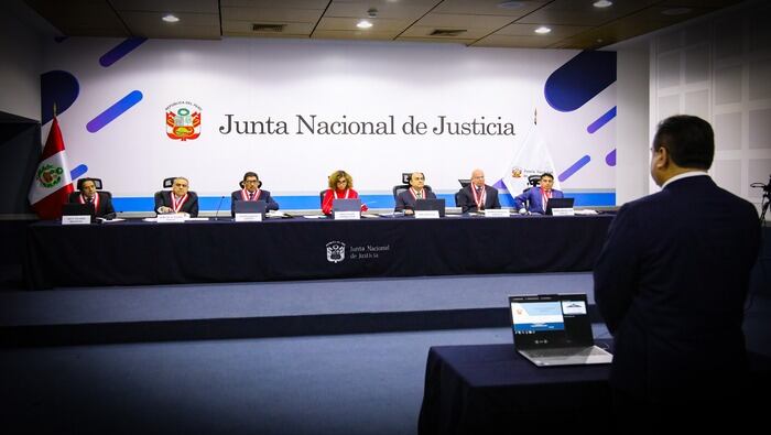 Junta Nacional de Justicia evaluó los planes de trabajo de los dos postulantes al cargo de jefe de la ONPE